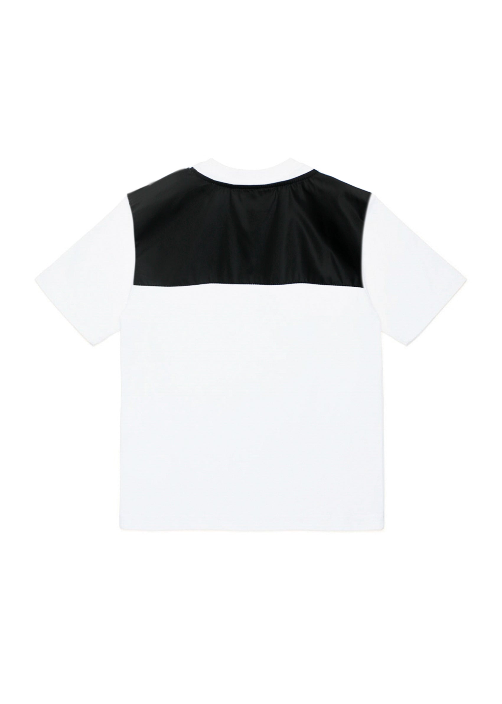 YES LONDON T-SHIRT Bianca/Nera con Logo per Bambini