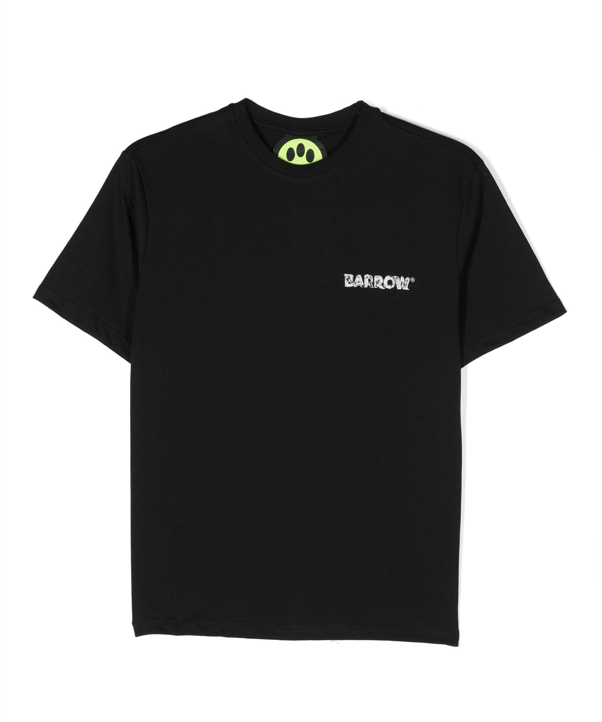 Barrow Kids T-shirt Nera con Stampa per Bambini fronte
