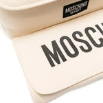 Moschino Kids Borsa Mamma Beige con Stampa