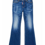Dsquared2 Kids Jeans Denim Bootcut Flare Twiggy per Bambine