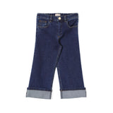 Elisabetta Franchi La Mia Bambina Jeans Denim Scuro per Neonate