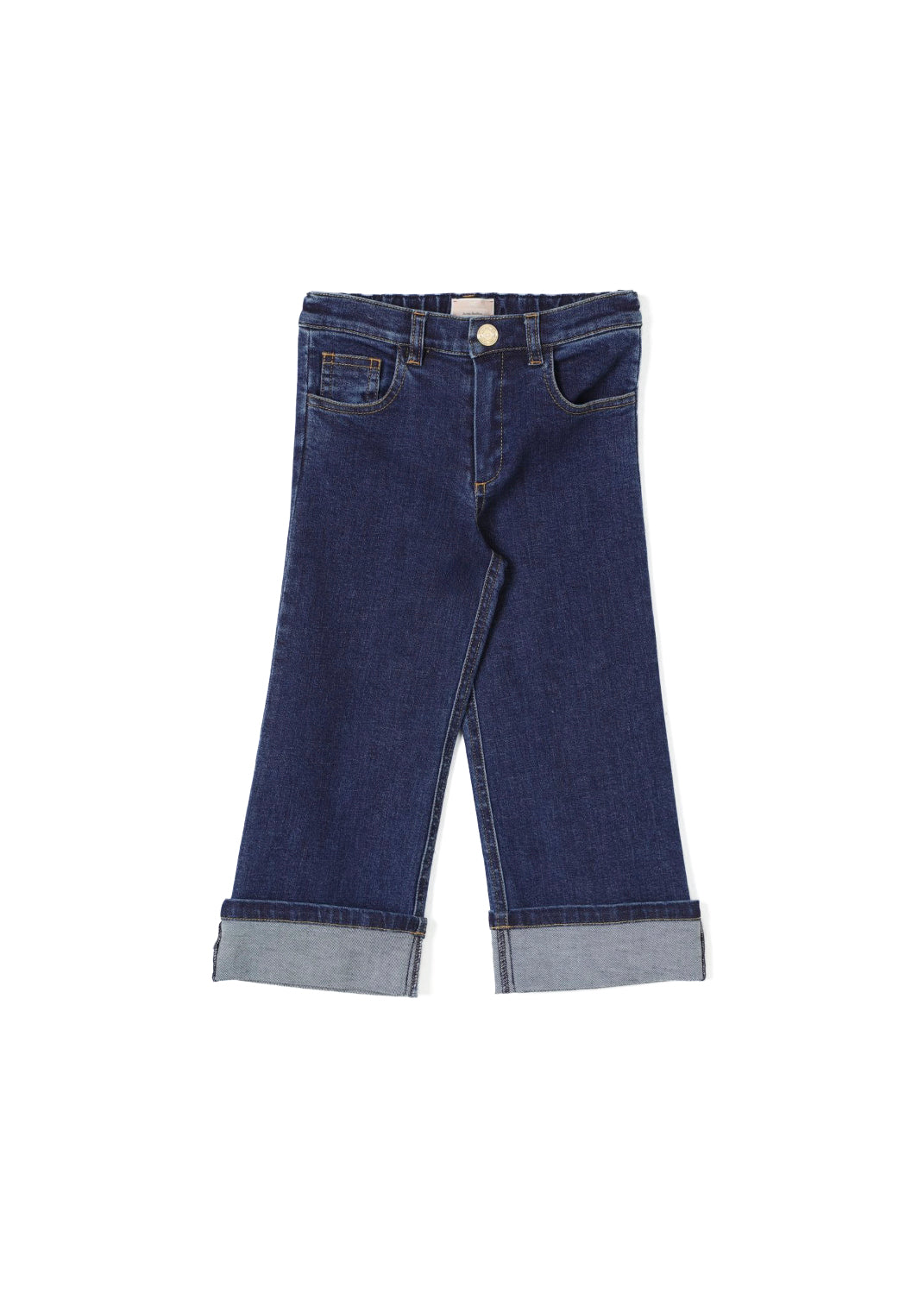 Elisabetta Franchi La Mia Bambina Jeans Denim Scuro per Neonate