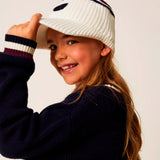 Twinset Kids Cappello con Visiera e Dettaglio Logo per Bambine
