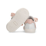 Elisabetta Franchi La Mia Bambina Sneakers Bianco/Rosa con Strass per Neonate