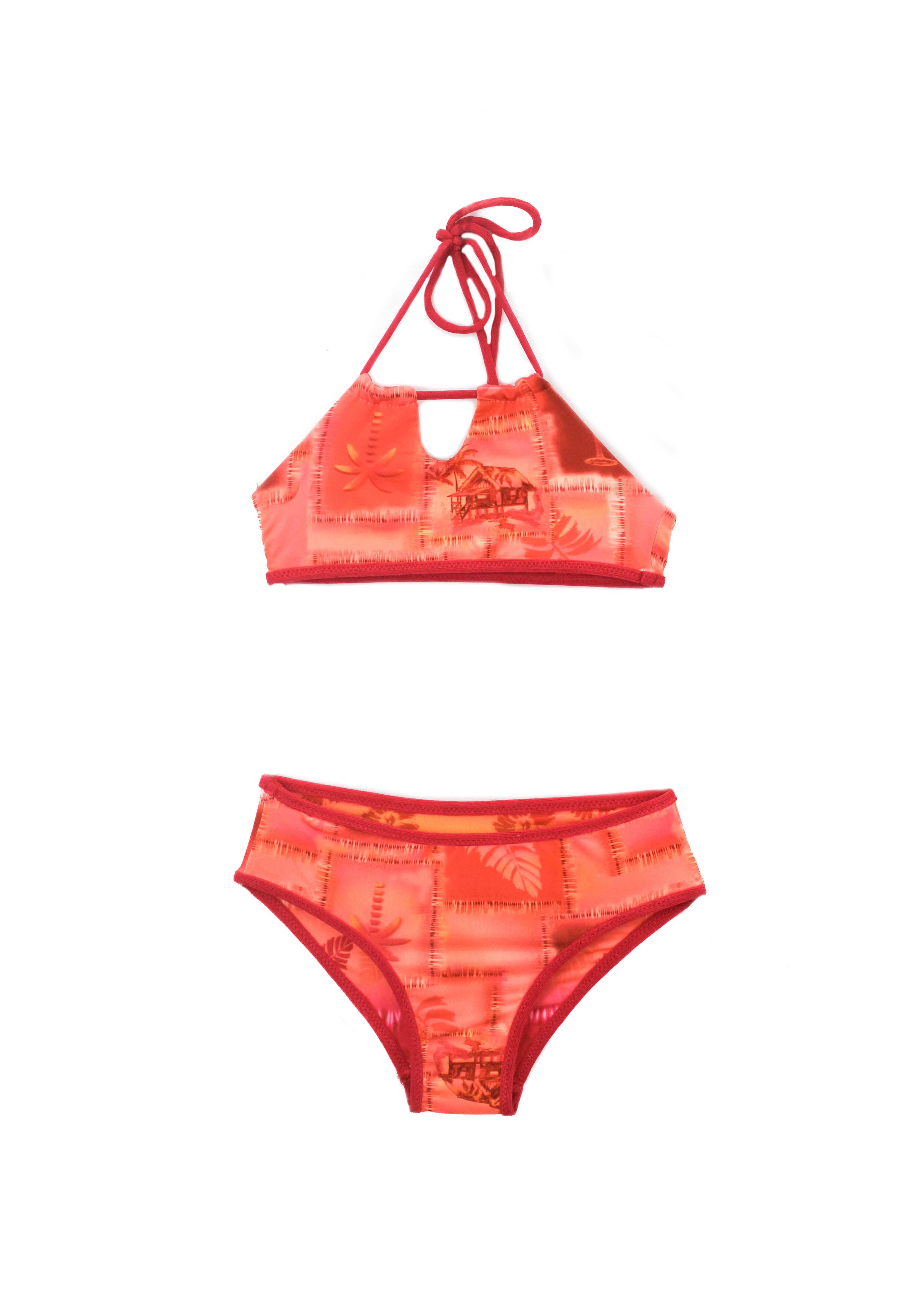 Effek Costume Bikini a Fascia Italian Vacations per Bambine