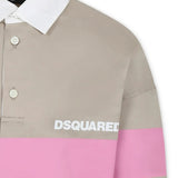 Dsquared2 Kids Polo con Design color-block
