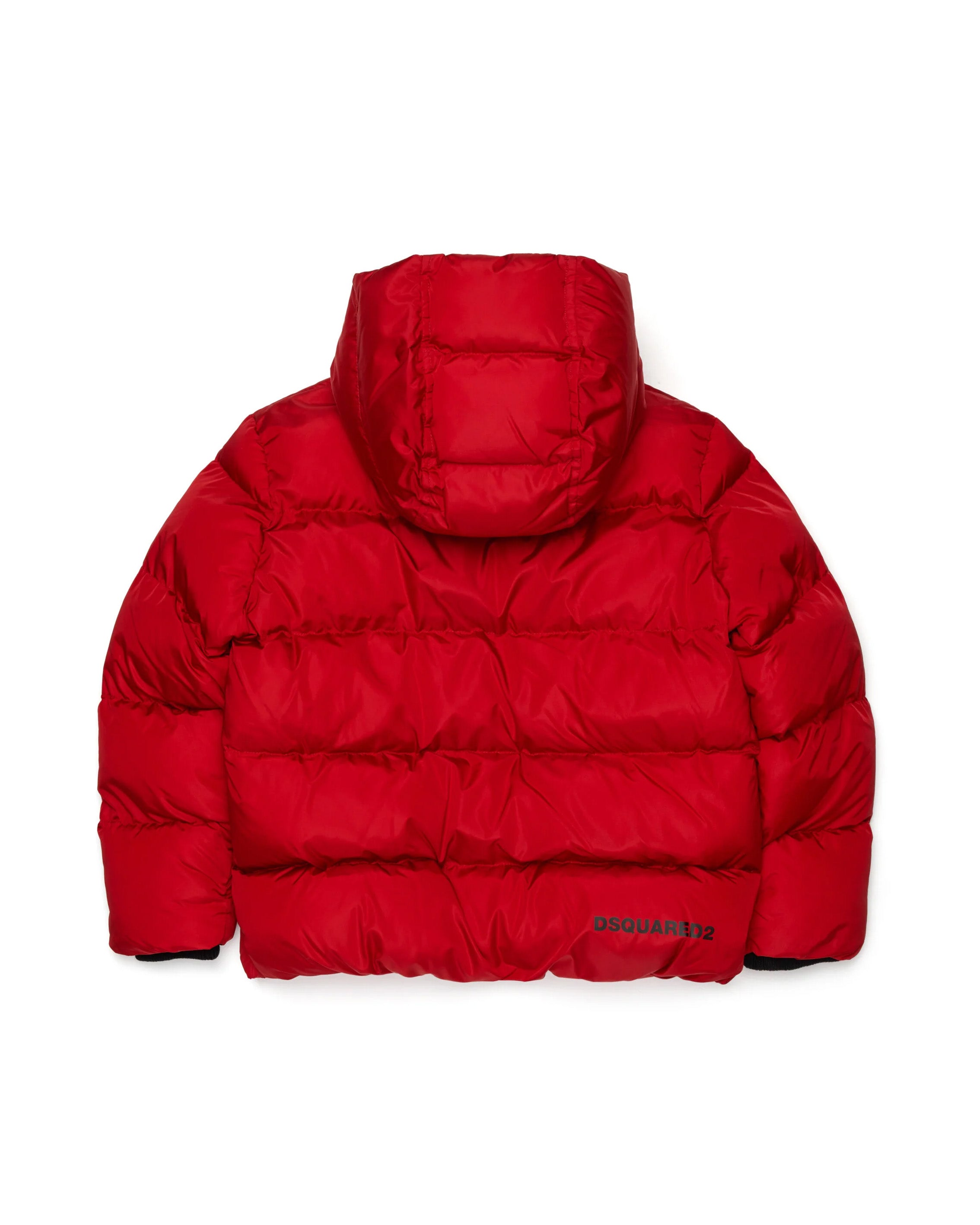 Dsquared2 Kids piumino con Cappuccio e Logo Interno per Bambini