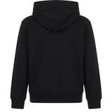 Iceberg Kids Felpa Nero con Cappuccio con Stampa Logo per Bambini