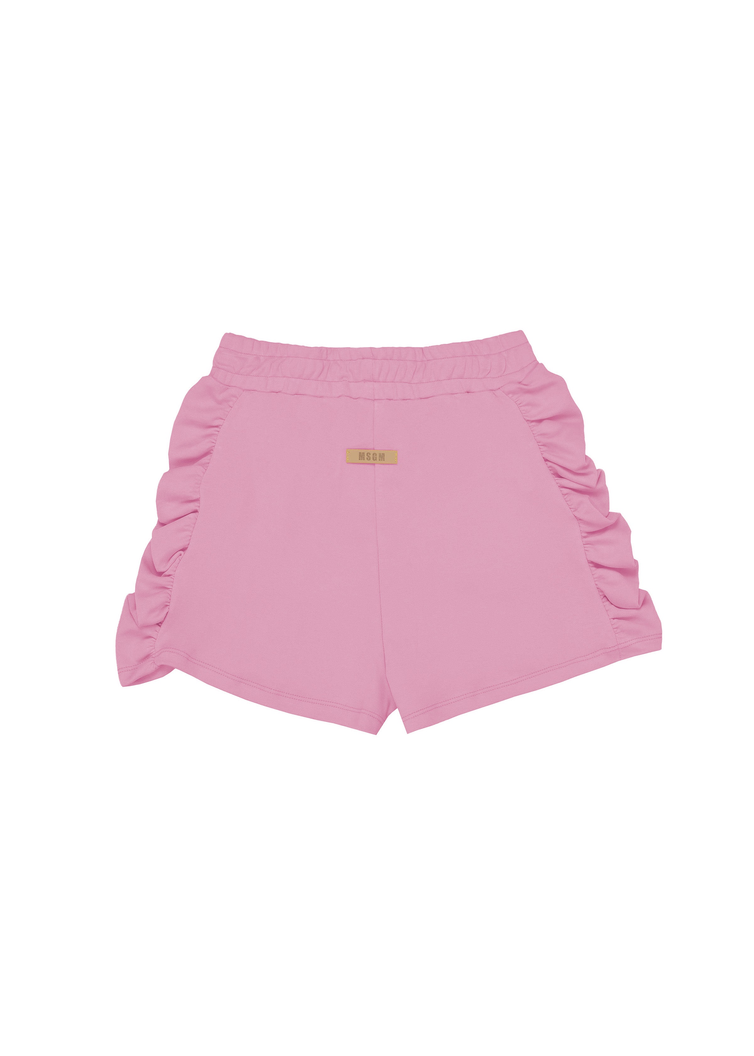 MSGM Kids Shorts Rosa con Ruches per Bambine retro