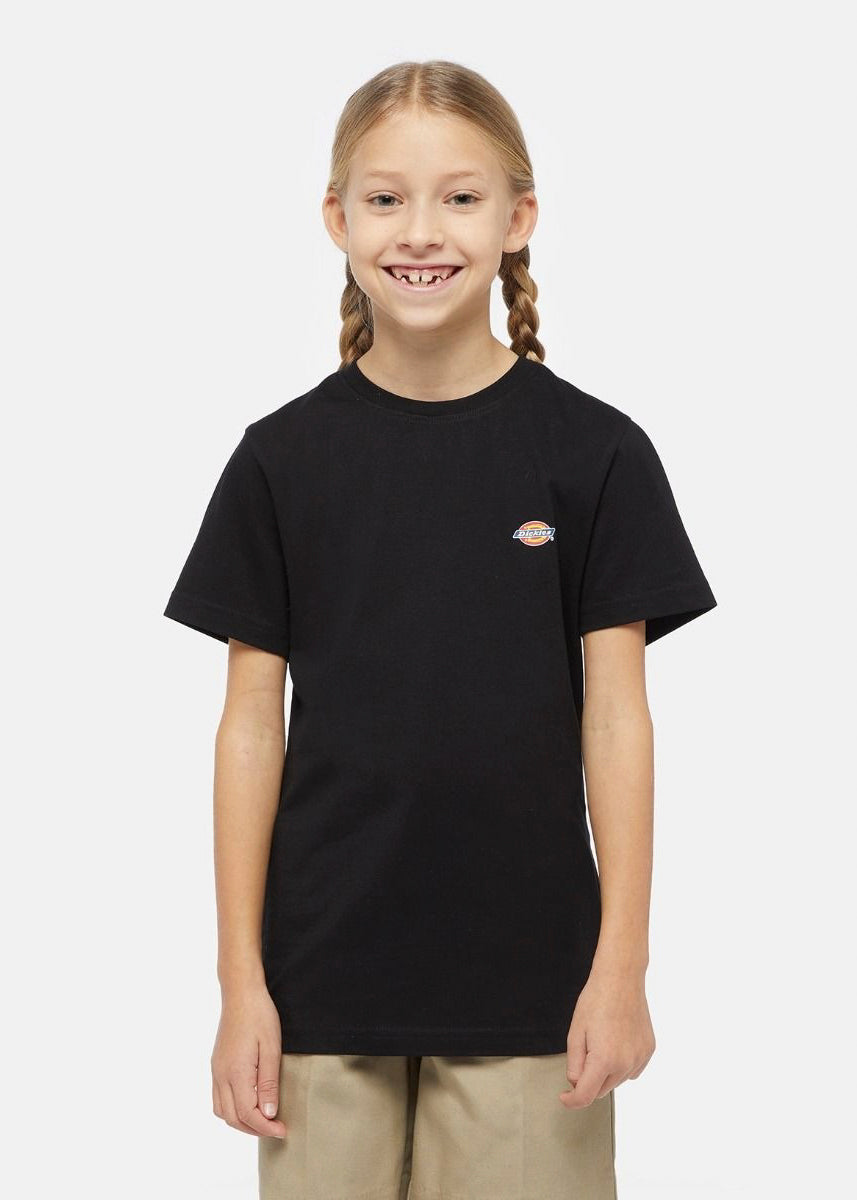 Dickies Kids T-shirt Nera con Micro Logo per Bambini