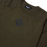 Dsquared2 Kids T-Shirt Verde Scuro con Logo per Bambini