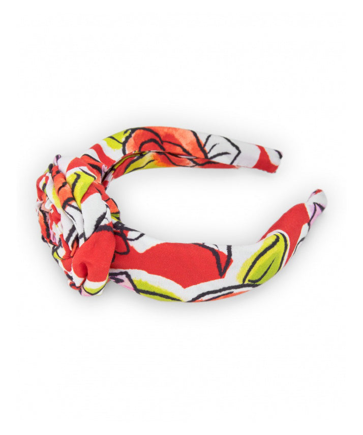 Tuc Tuc Cerchietto Rosso Fruit con Fiore per Neonate