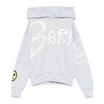 Barrow Kids Felpa con Cappuccio Celeste con Stampa per Bambini (fronte)