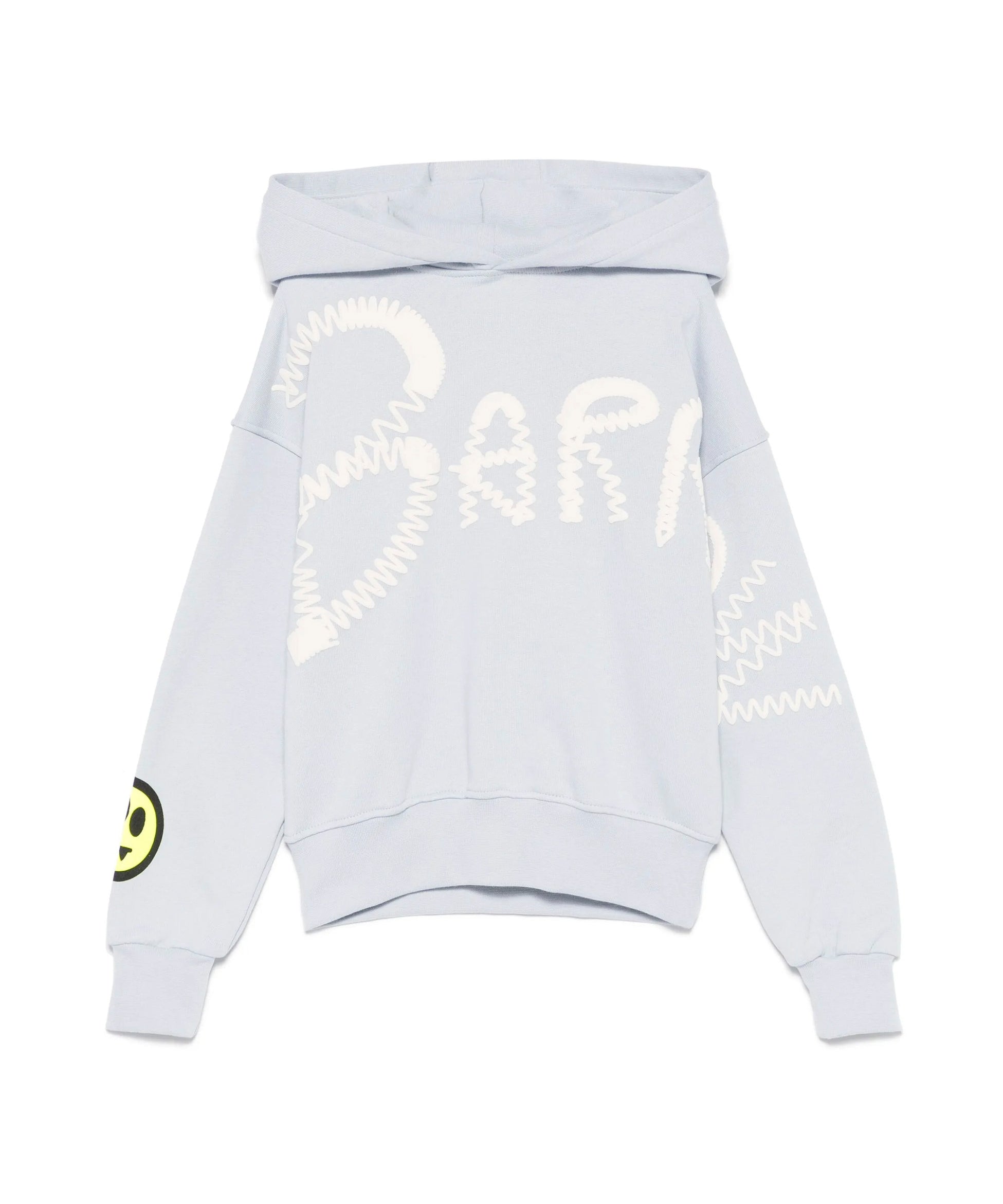Barrow Kids Felpa con Cappuccio Celeste con Stampa per Bambini (fronte)