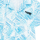 Msgm Kids Camicia Bianco/Azzurro a Fantasia per Bambini