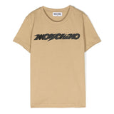Moschino Kids T-Shirt Biscotto con Logo