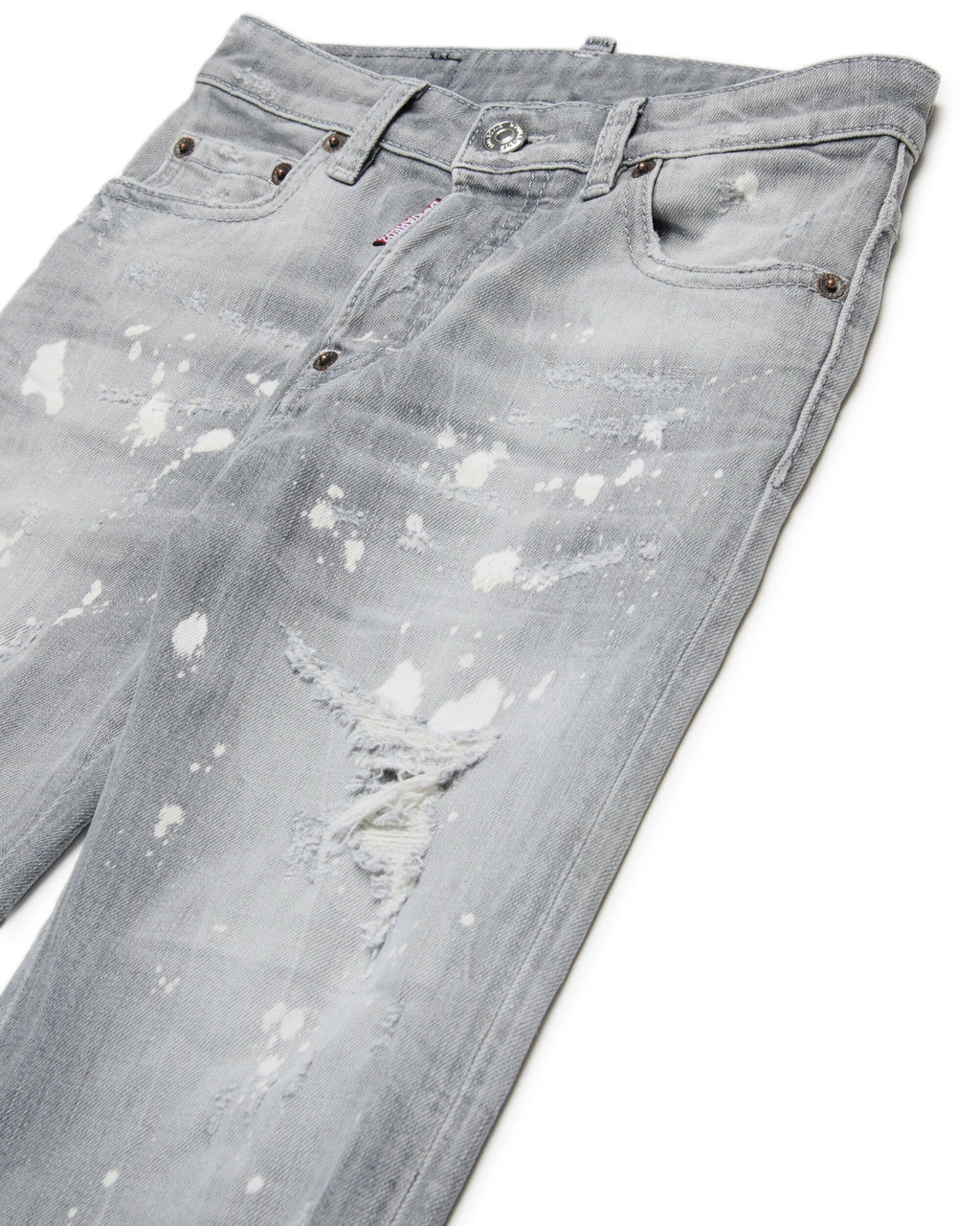 Dsquared2 Kids Jeans straight grigio 642 per Bambini