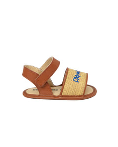 Dsquared2 Kids Sandalo Cammello per Neonate