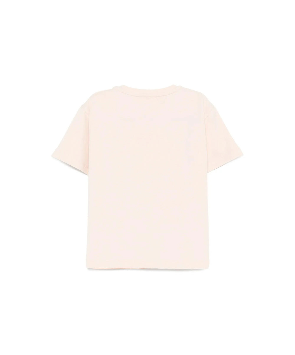 Elisabetta Franchi La Mia Bambina T-shirt Sunrise con Logo per Neonate