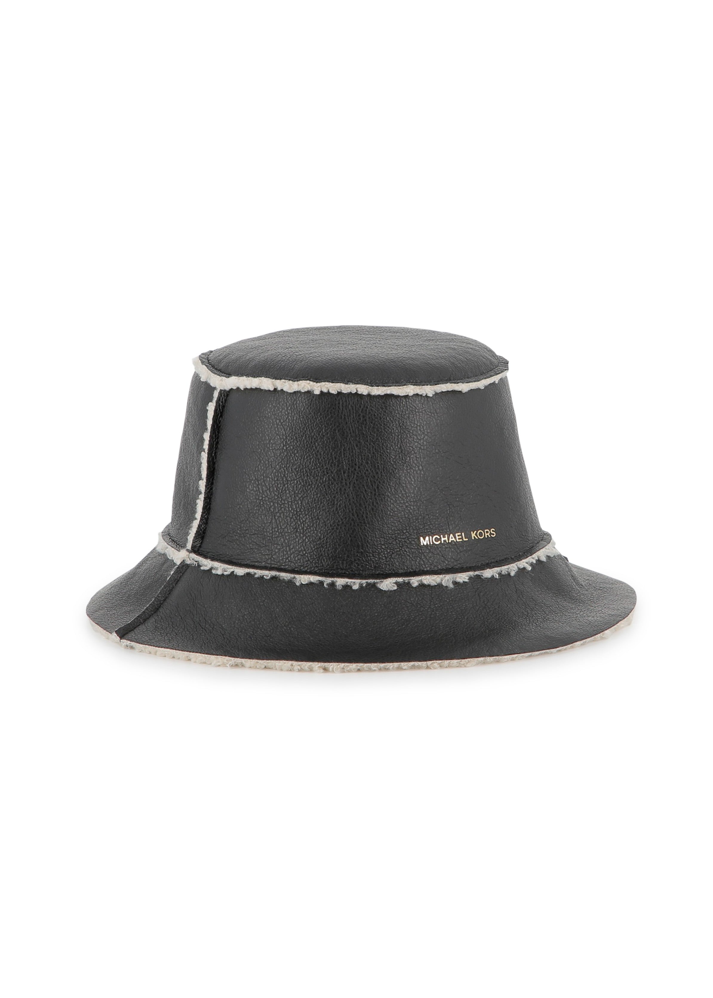 Michael Kors Cappello Invernale in Shearling con Bordo Largo