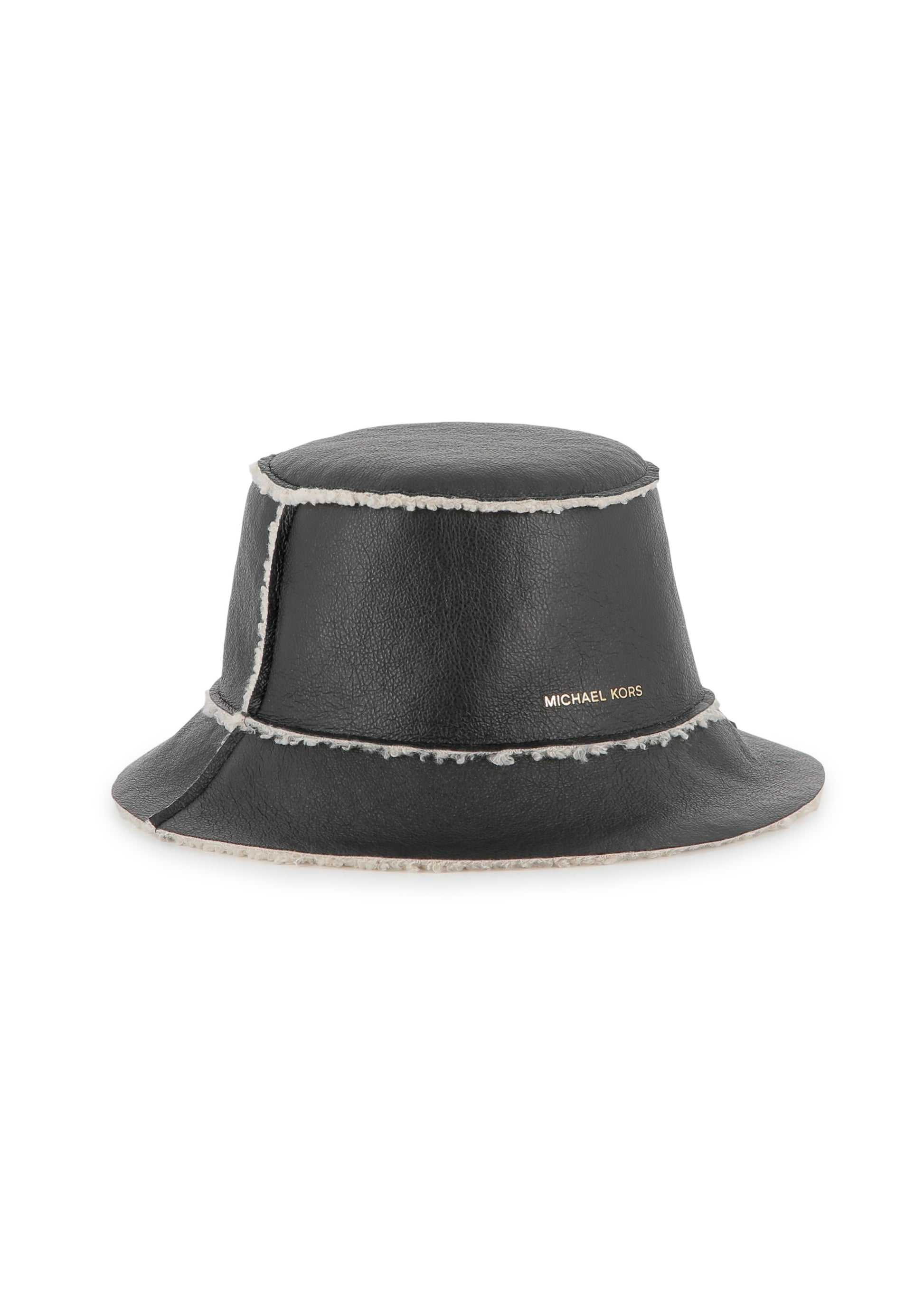Michael Kors Cappello Invernale in Shearling con Bordo Largo