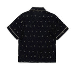 N°21 Kids Camicia Nera All over Palms per Bambine