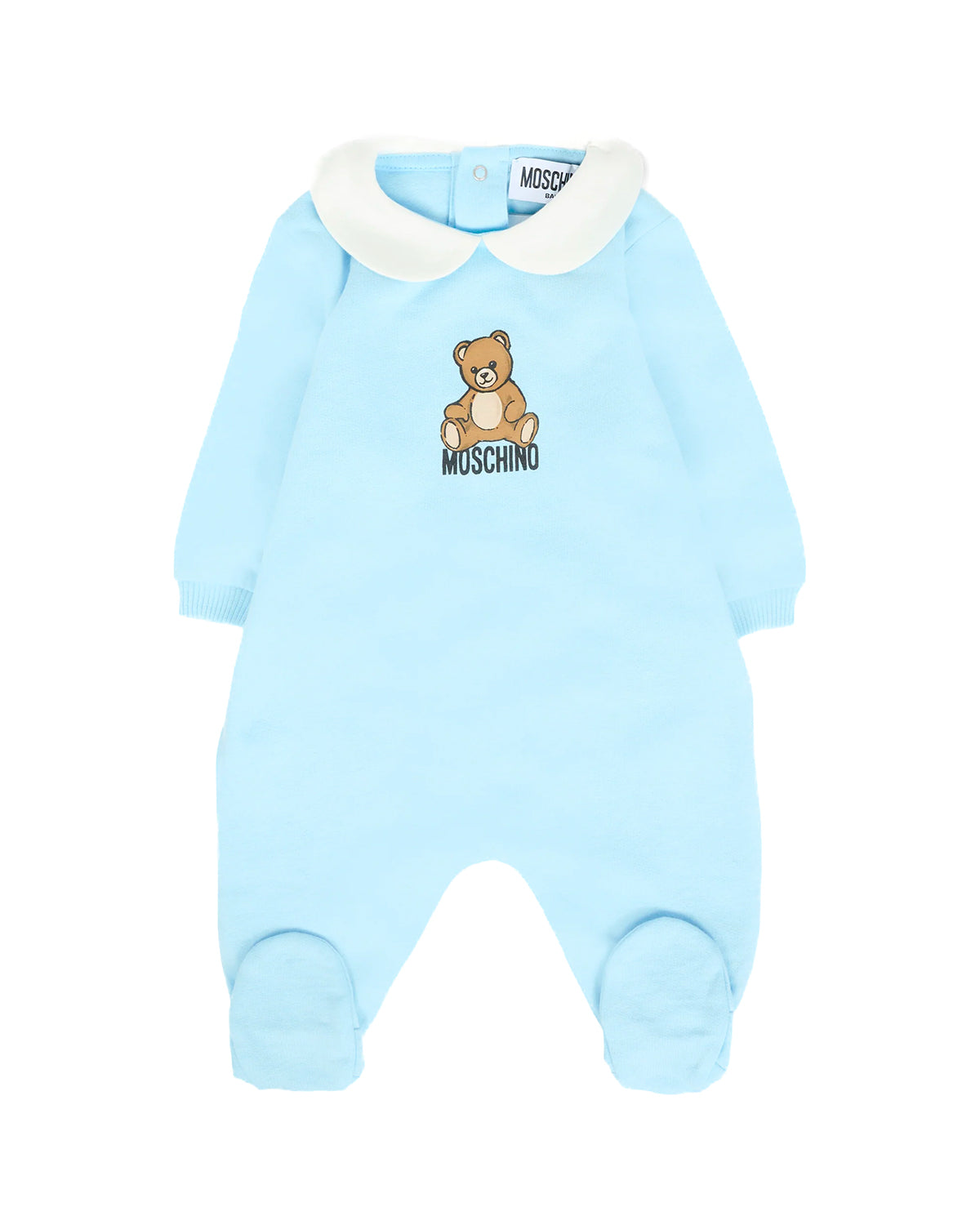 Moschino Kids Set Tutina+Bavetta +Cappello per Neonati