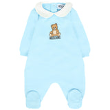 Moschino Kids Set Tutina+Bavetta +Cappello per Neonati