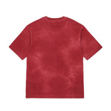 Diesel Kids T-Shirt Bordeaux con Stampa e Strass per Bambini