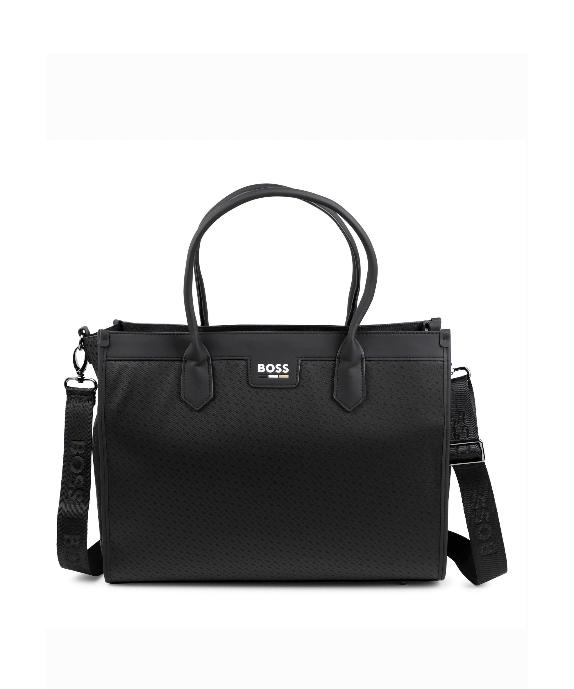 Boss Kids Borsa Mamma Nera con Fasciatoio