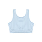 Hinnominate Kids Top Crop Acqua con Logo per Bambine (retro)