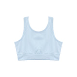Hinnominate Kids Top Crop Acqua con Logo per Bambine (retro)