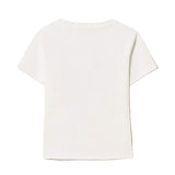 Twinset Kids T-Shirt Bianco con Stampa per Bambine