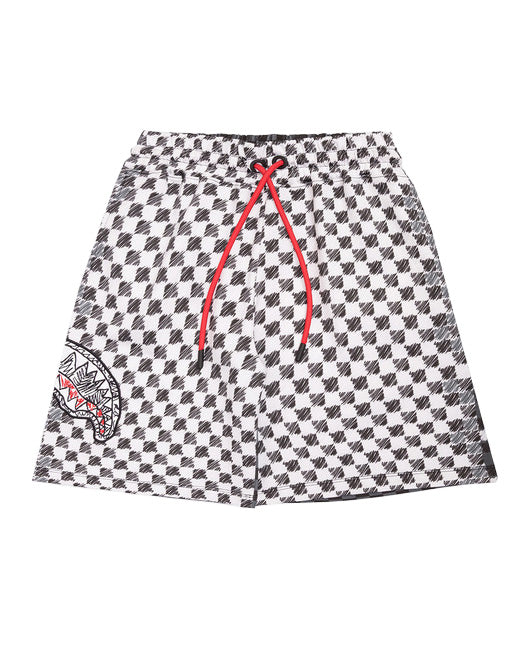 Sprayground Kids Costume da Bagno a Scacchi per Bambini
