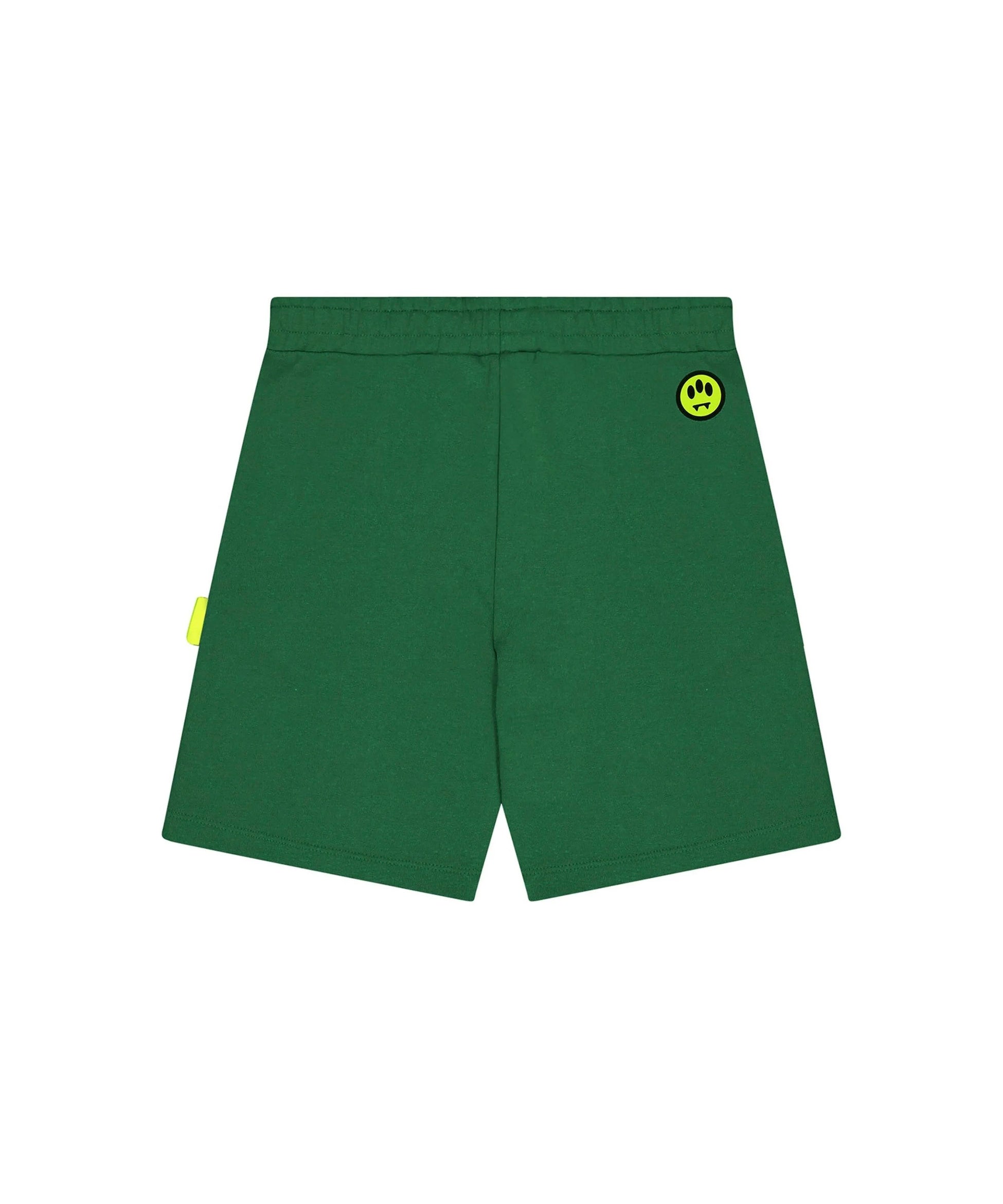 Barrow Kids Bermuda Verde con Logo per Bambini