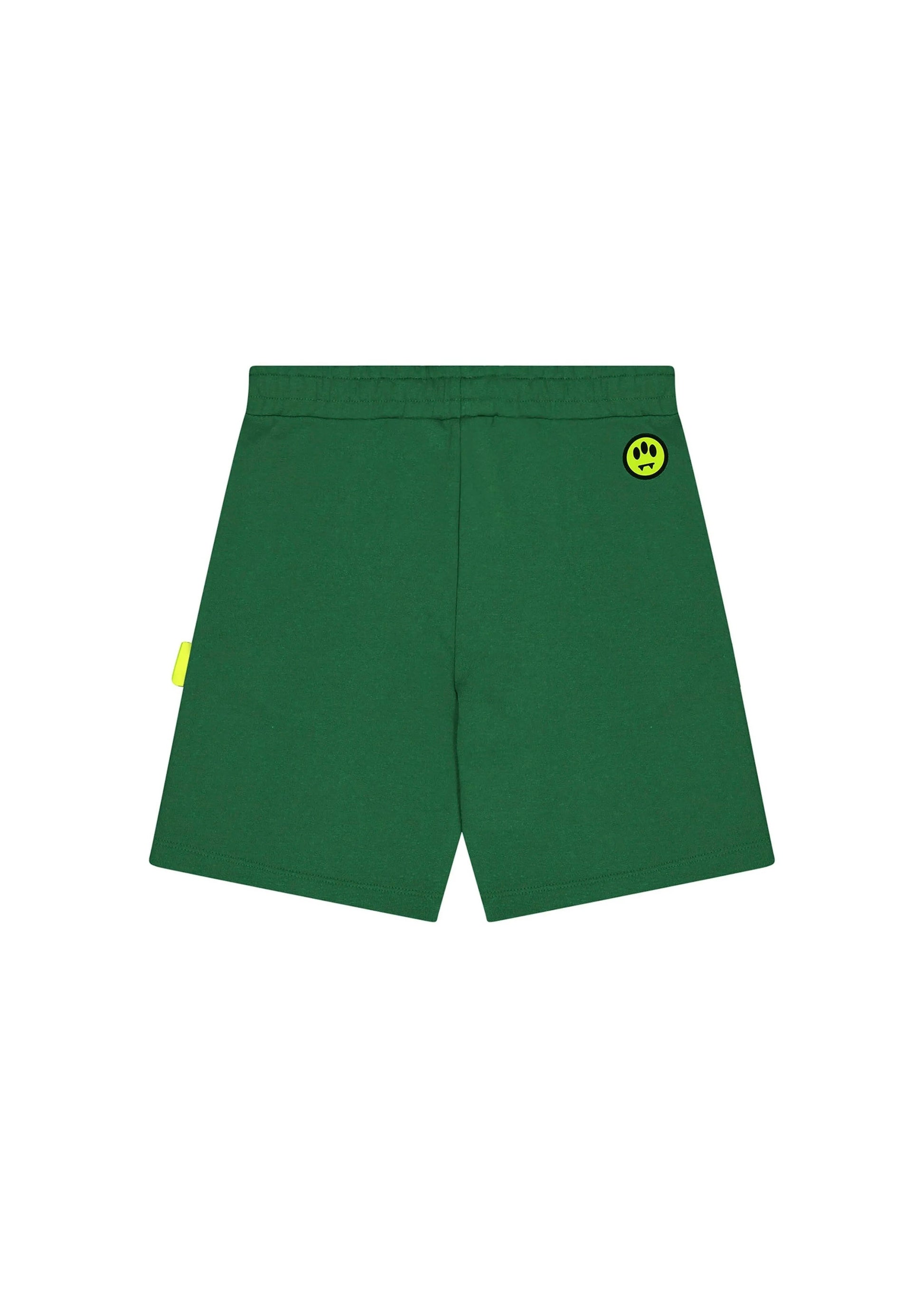 Barrow Kids Bermuda Verde con Logo per Bambini