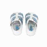 Indice Scarpine Bianco/Celeste per Neonati