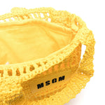 MSGM Kids Borsa a Spalla Gialla Florence Kids  (dettaglio)