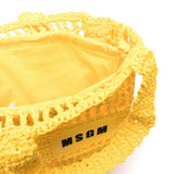 MSGM Kids Borsa a Spalla Gialla Florence Kids  (dettaglio)