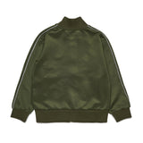 Diesel Kids Felpa con Zip e Colleto Alto con Logo a Contrasto Lato Cuore per Bambini