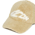 Dsquared2 Kids Cappello Ocra con Stampa ICON per Bambini (dettaglio)