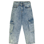 Iceberg Kids Jeans Denim con Tasconi per Bambine