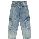Iceberg Kids Jeans Denim con Tasconi per Bambine