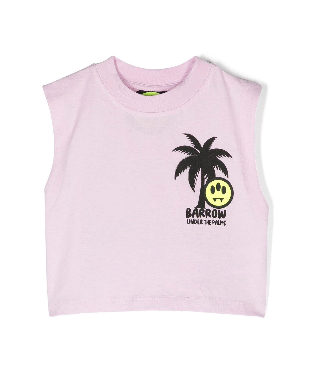 Barrow Kids Canotta Crop con Stampa per Bambine frontale