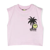 Barrow Kids Canotta Crop con Stampa per Bambine frontale