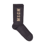 MSGM Kids Calzini Piombo con Logo