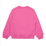 Dsquared2 Kids Felpa Fucsia con Logo Boxed per Bambine (retro)