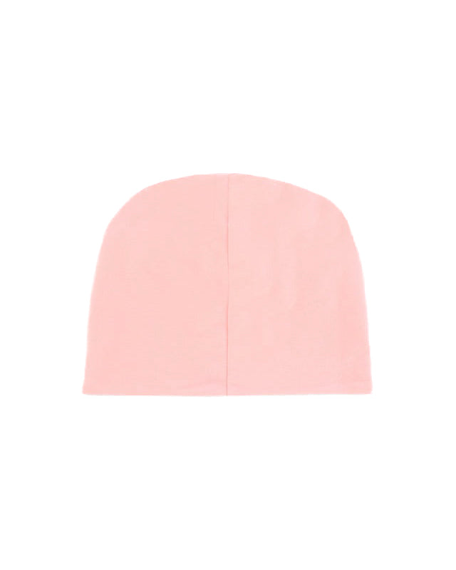 Moschino Kids Cappello Rosa con Logo per Bambine
