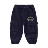 Iceberg Kids Pantaloni Blu Cargo per Neonati