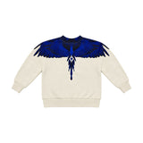 Marcelo Burlon County Kids Felpa Ali Blu per Bambini